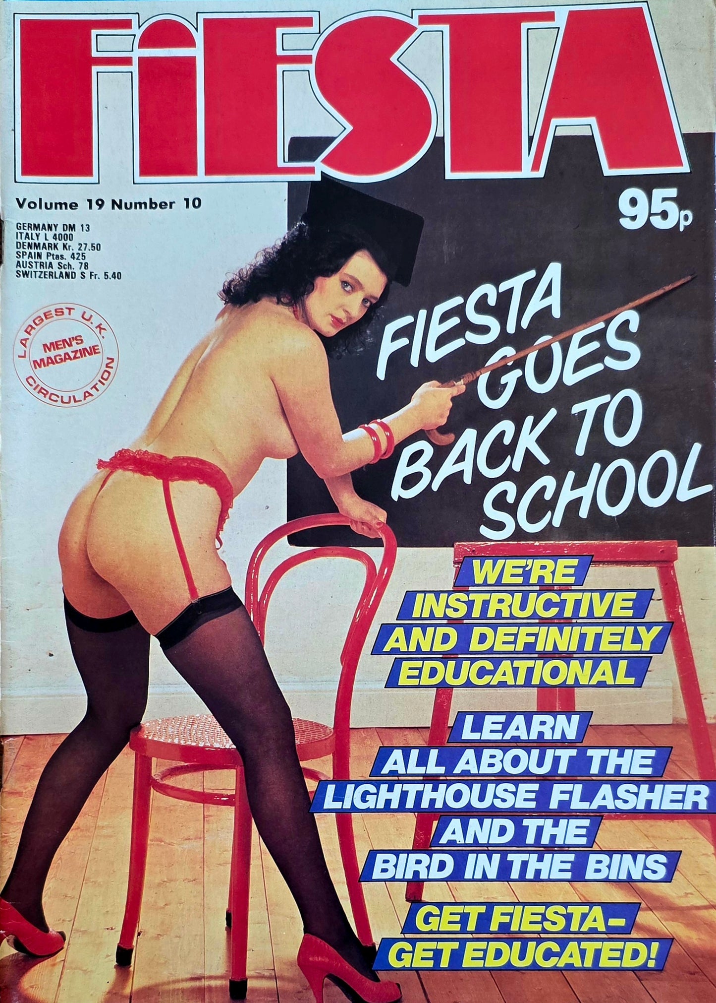 Vintage FIESTA Vol 19 #10 good condition- Men's Adult Glamour
