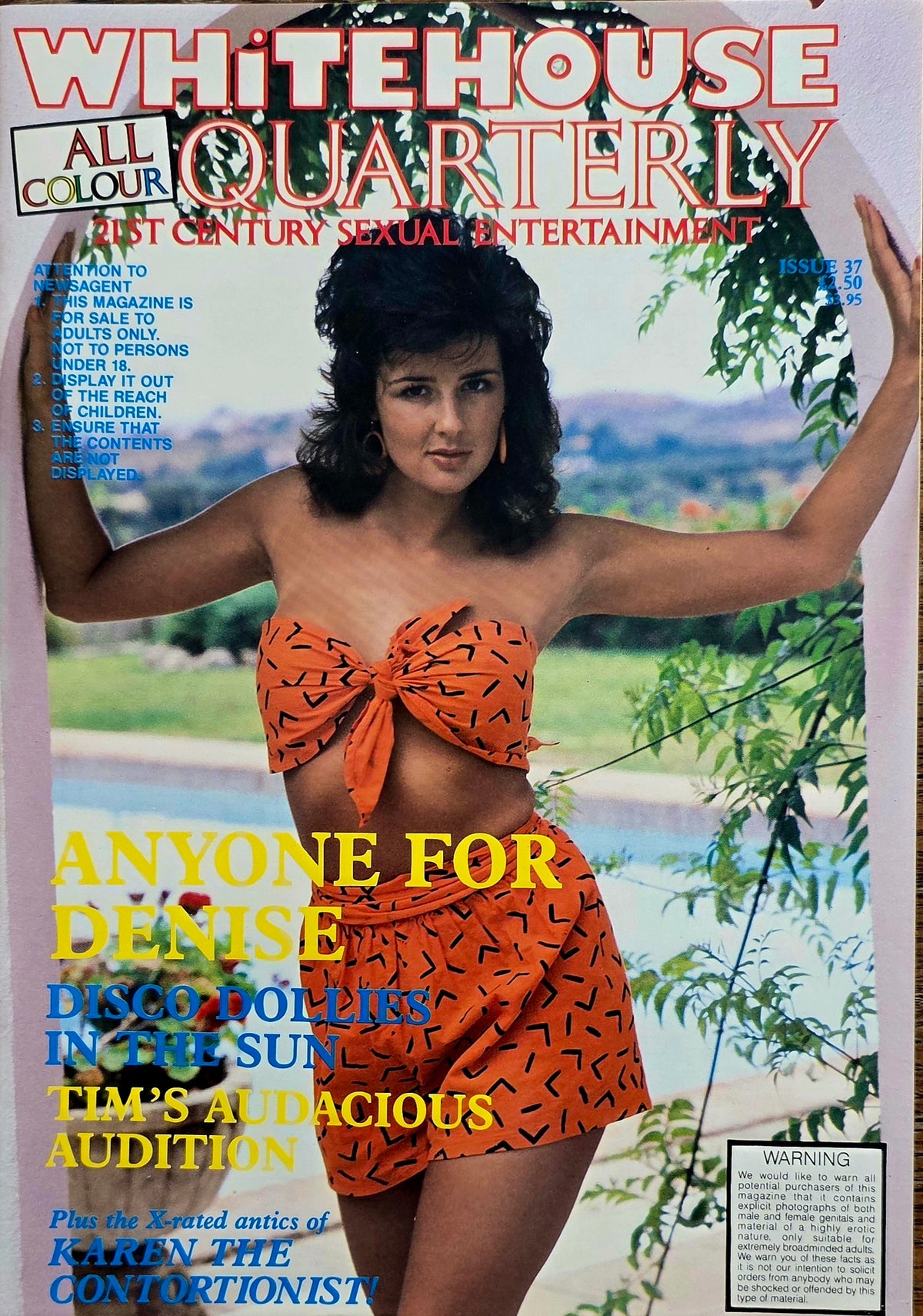 Whitehouse All Colour Quarterly #38 Excellent condition- Men's Adult Glamour