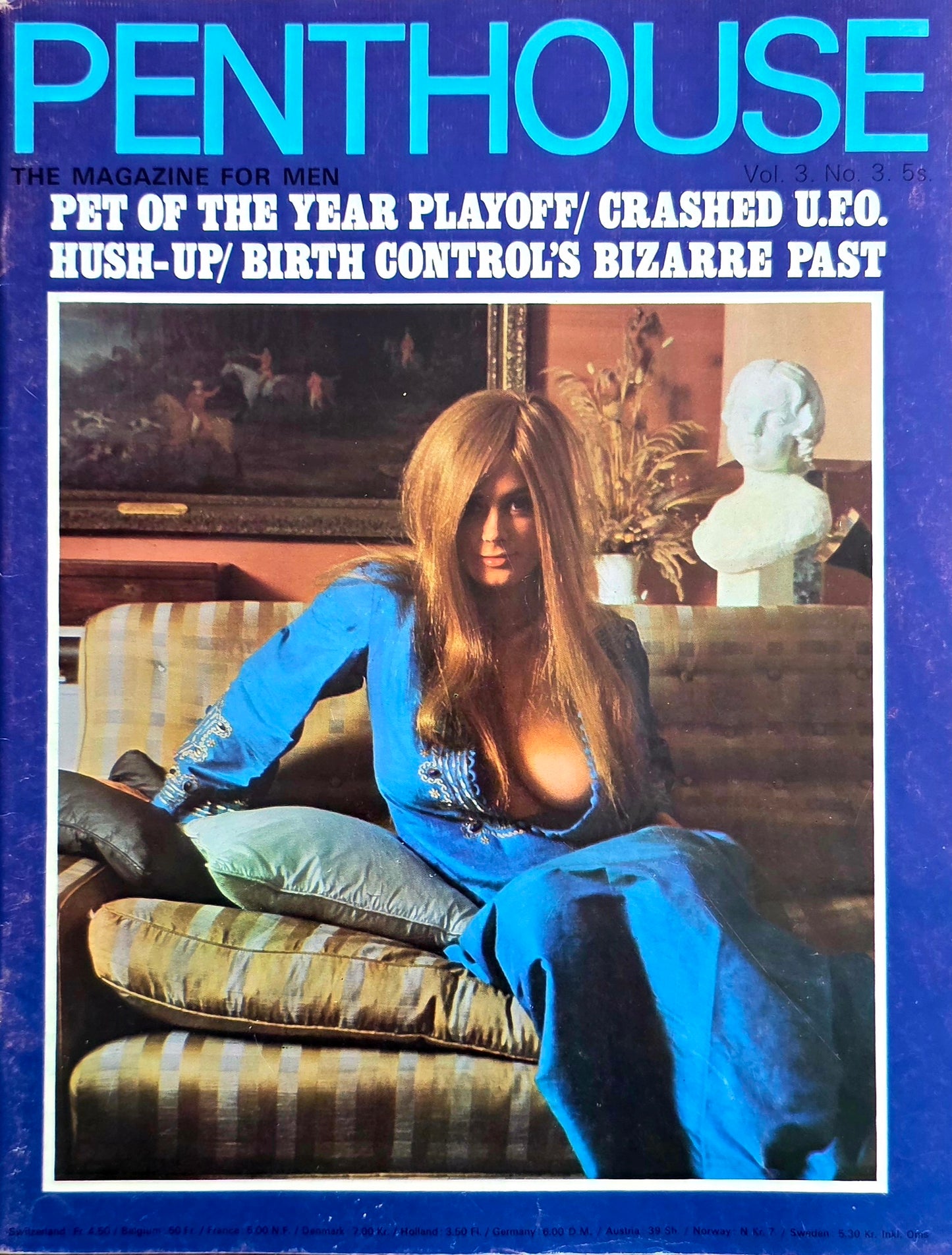 Vintage Penthouse Vol 3 #3 Very Good condition- Men's Adult Glamour
