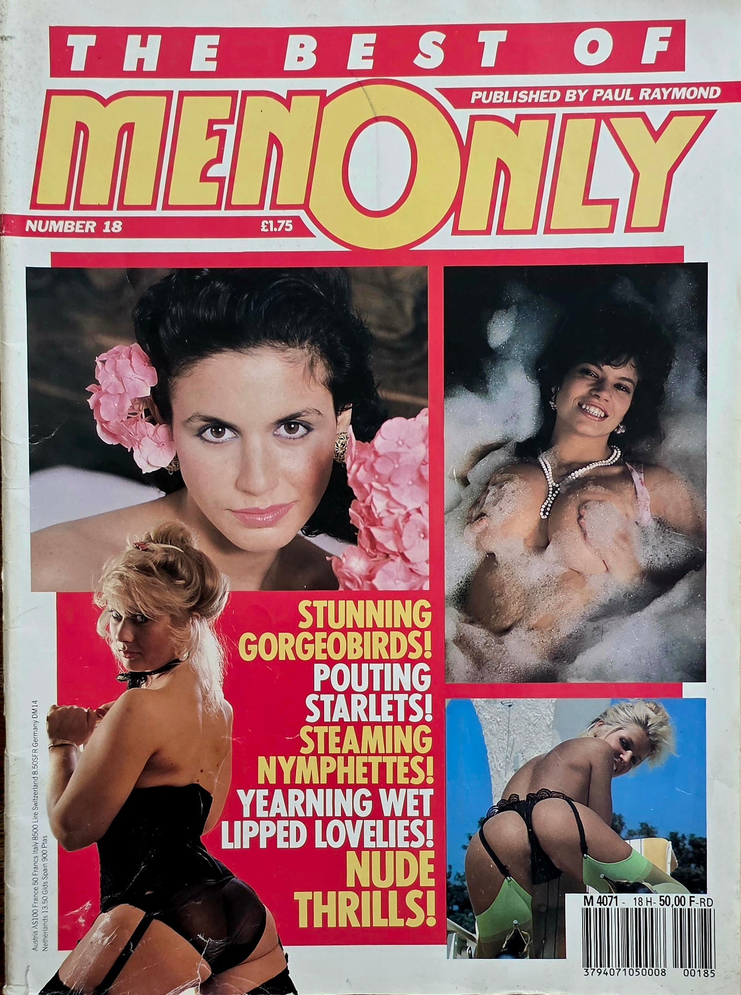 Vintage Best of MEN ONLY #18 Fair condition- Men's Adult Glamour