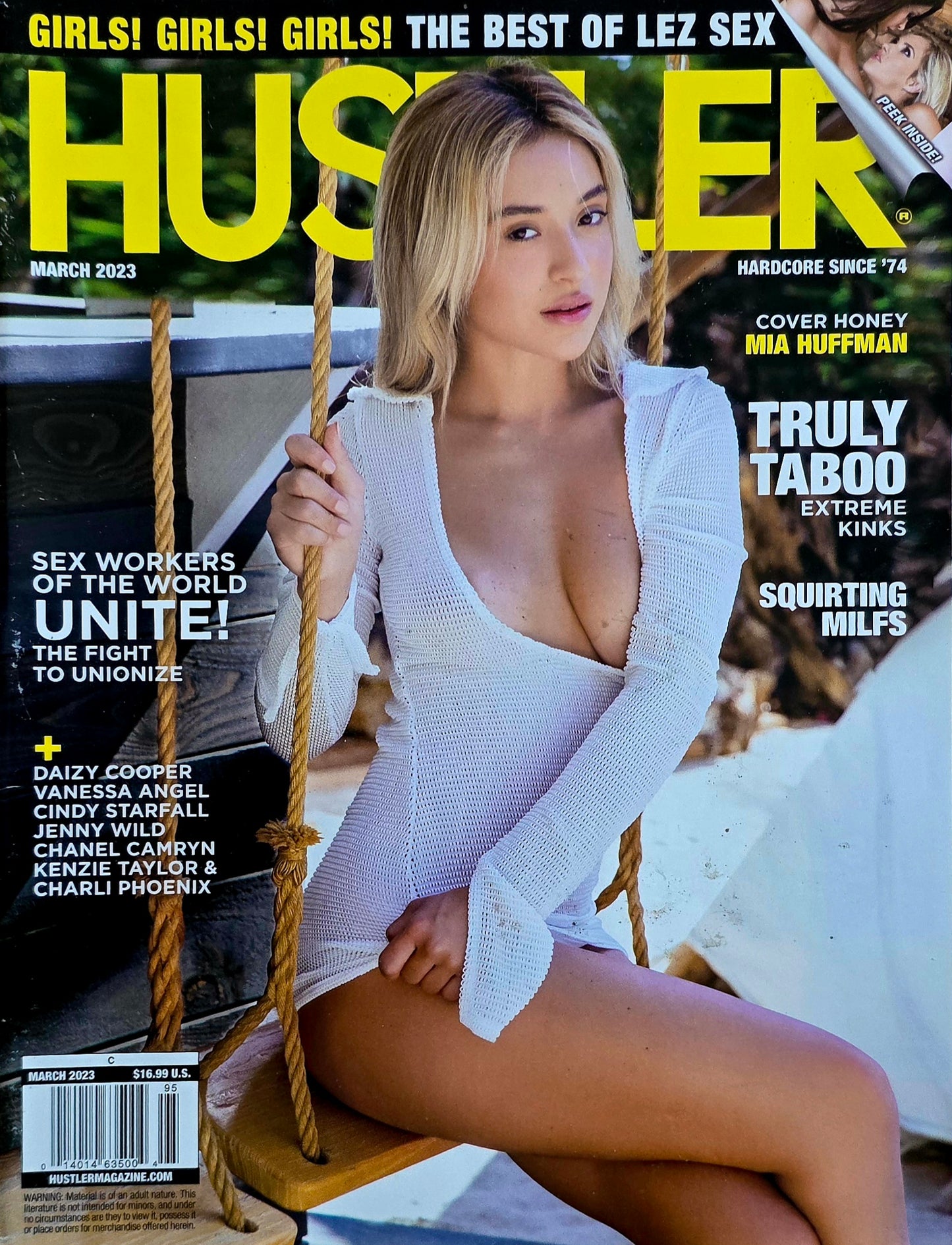 HUSTLER March 2023 Vol 49 #11 Very good condition- Men's Adult Glamour