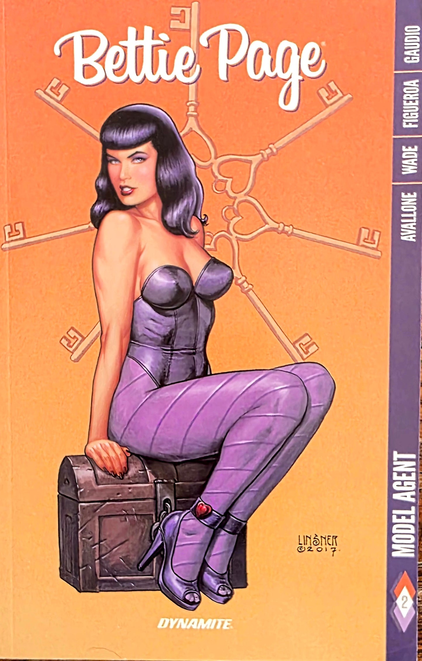 Graphic Novel Bettie Page- Model Agent- Dynamite- Excellent condition- Men's Adult Erotic Glamour