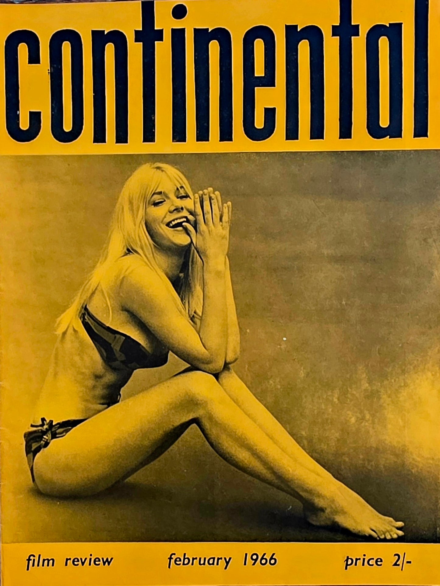 Vintage CONTINENTAL FILM REVIEW February 1966 - Good condition- Film