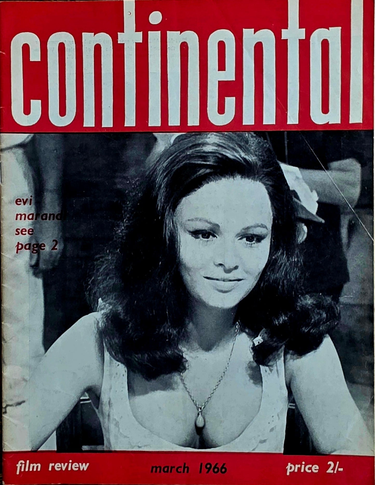Vintage CONTINENTAL FILM REVIEW March 1966 - Good condition- Film