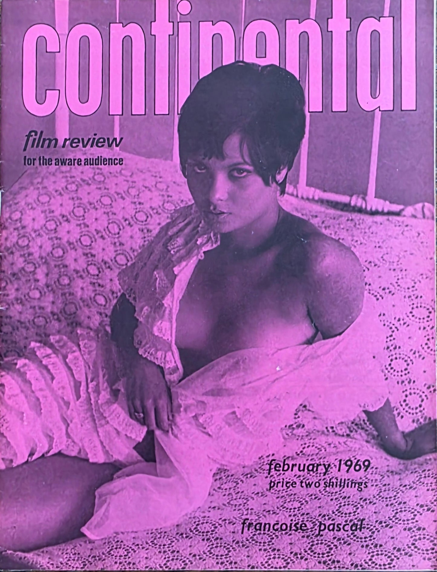 Vintage CONTINENTAL FILM REVIEW February 1969 - Good condition- Film