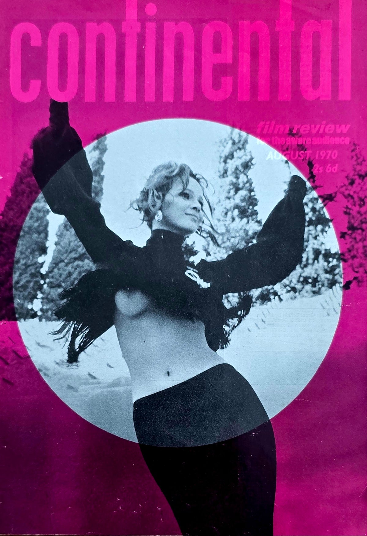 Vintage CONTINENTAL FILM REVIEW August 1970 - Good condition- Film