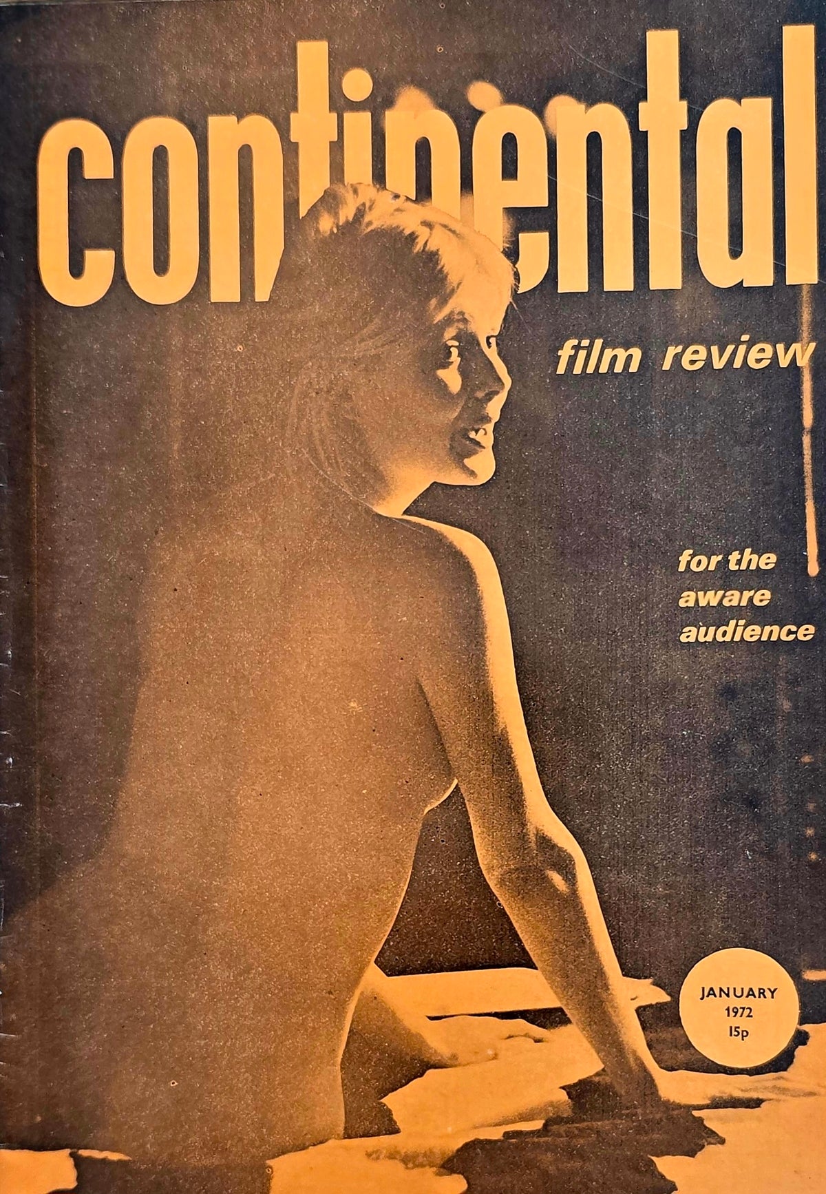 Vintage CONTINENTAL FILM REVIEW January 1972 - Good condition- Film