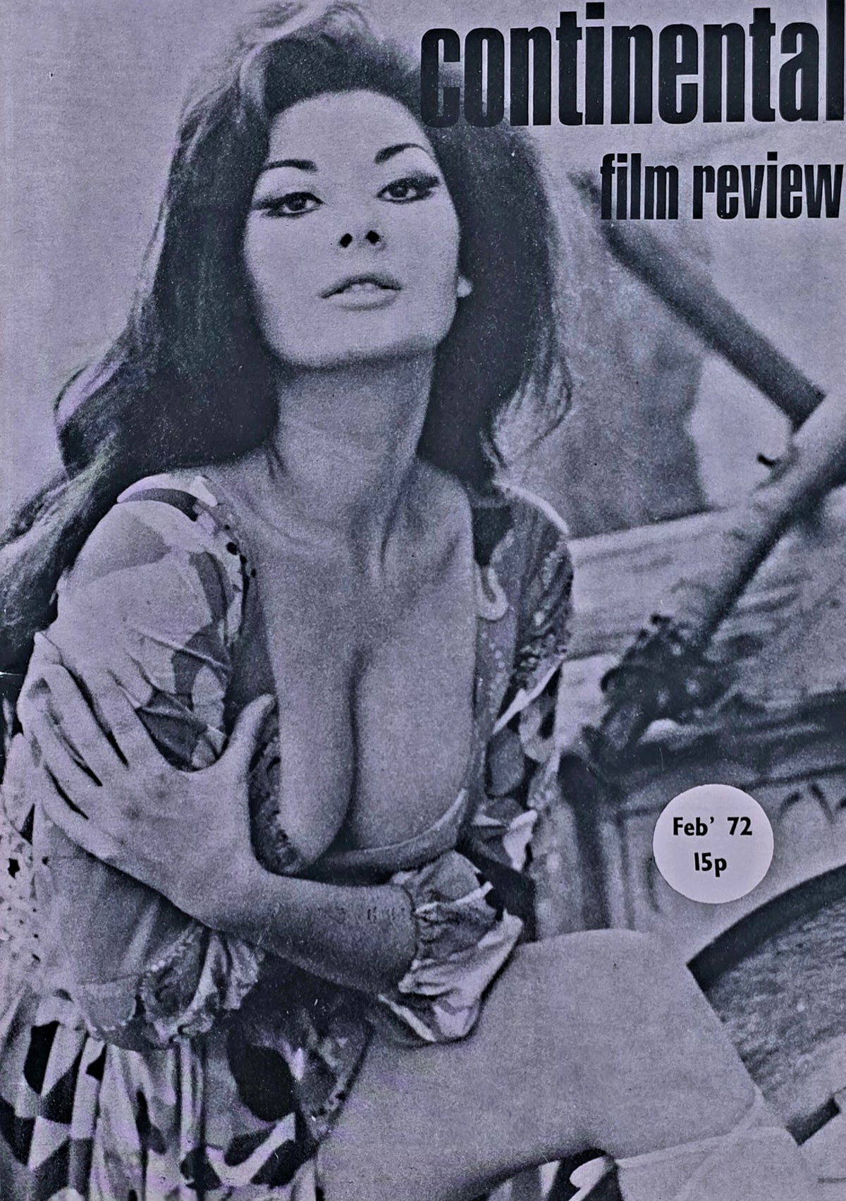 Vintage CONTINENTAL FILM REVIEW February 1972 - Good condition- Film