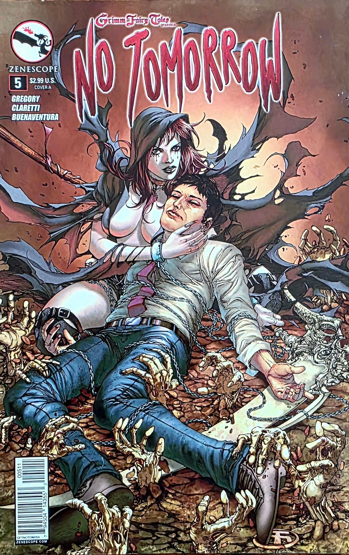 Vintage Grimm Fairy Tales- No Tomorrow #5 Variant Cover Excellent condition- Comic Graphic Magazine