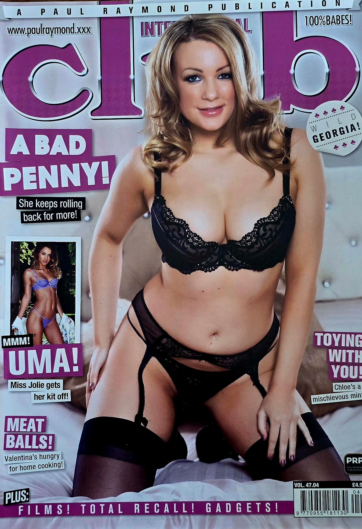 Vintage CLUB International vol 47 #4 Excellent condition- Men's Adult Glamour