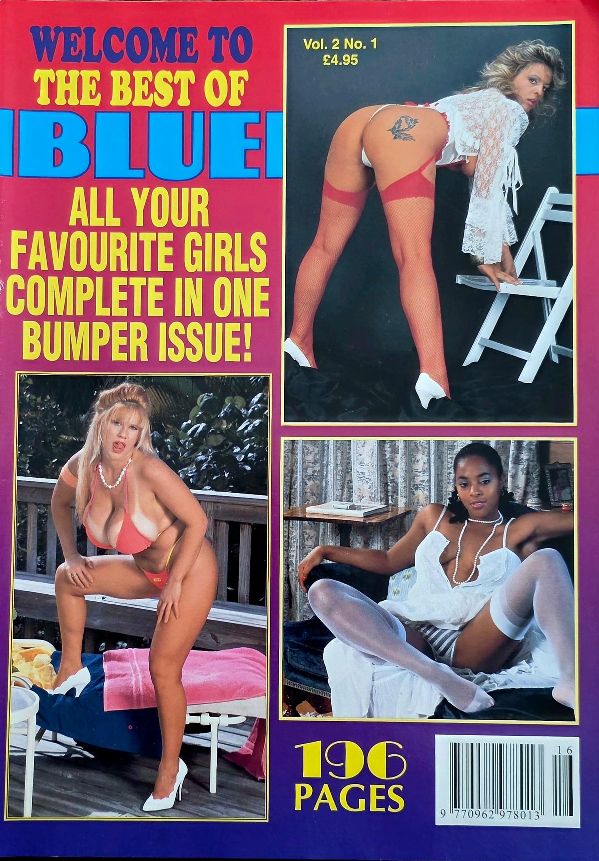 Vintage Best of Blue vol 2 #1- Excellent condition- Men's Adult Glamour