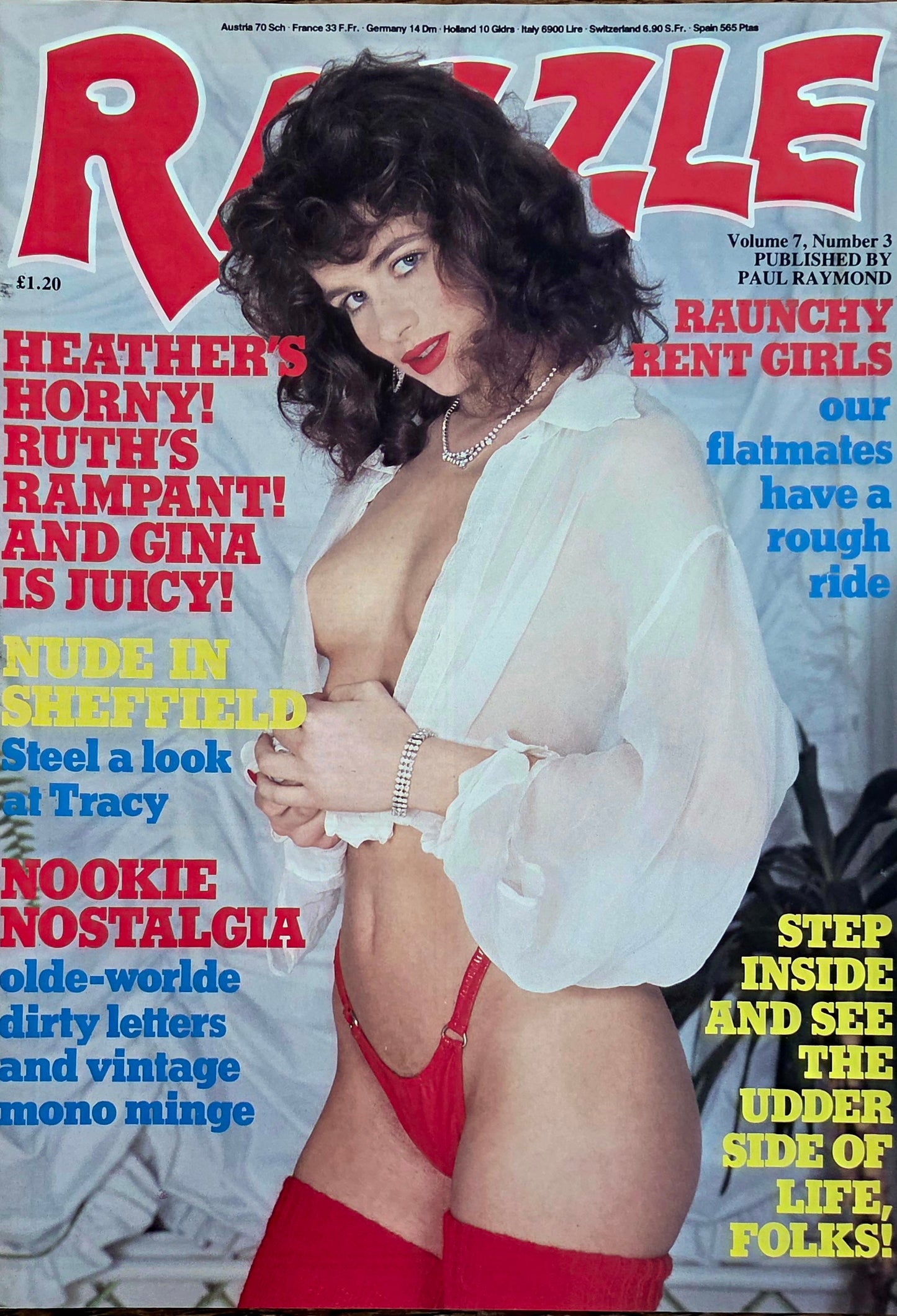 Vintage RAZZLE vol 7 #3 Excellent condition- Men's Adult Glamour