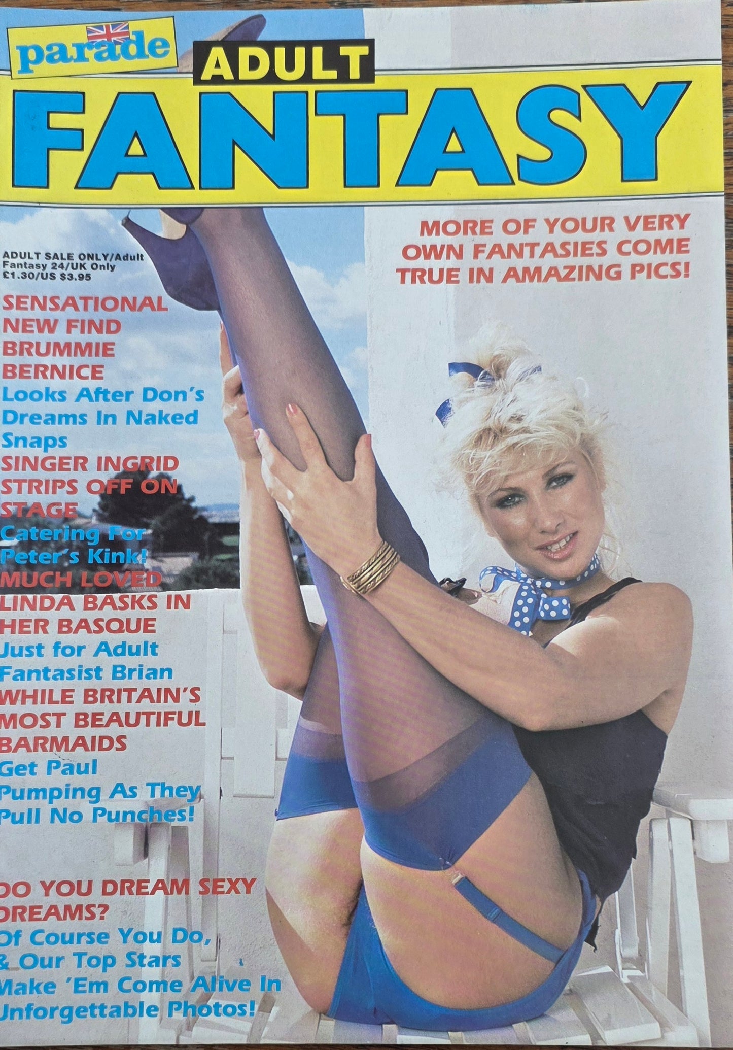 Vintage Parade ADULT FANTASY no.24 Excellent condition- Men's Adult Glamour