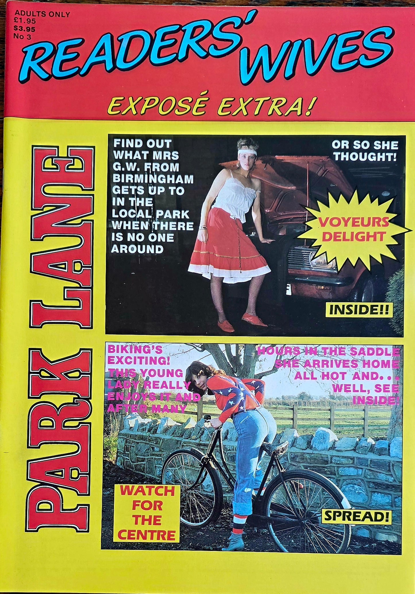 Vintage Park Lane READERS WIVES no.3  Excellent condition- Men's Adult Glamour