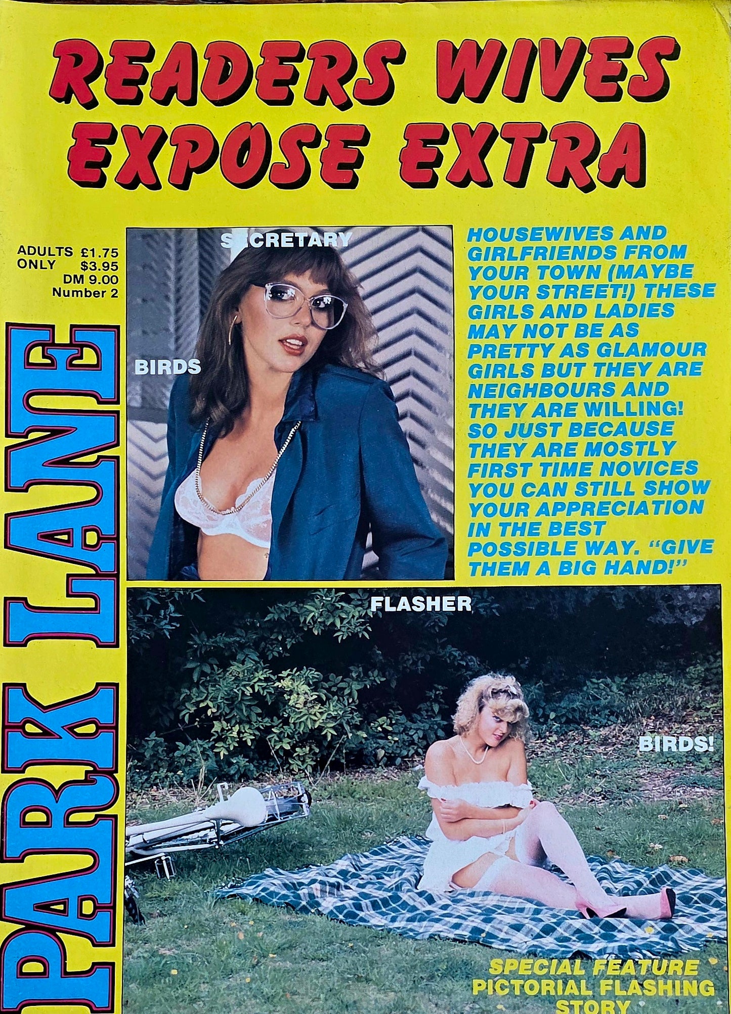 Vintage Park Lane READERS WIVES Expose Extra no.2  Excellent condition- Men's Adult Glamour (Copy)