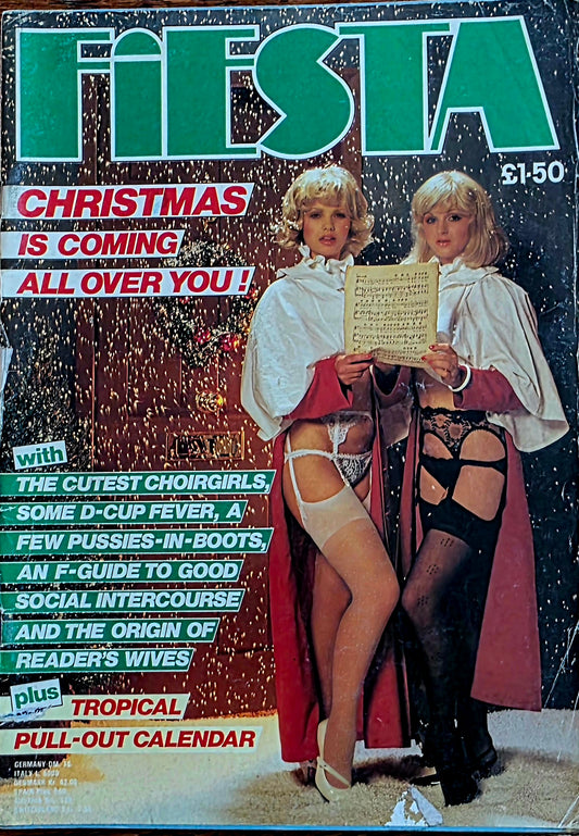 Vintage FIESTA Christmas Special 1984  Reasonable condition- Men's Adult Glamour