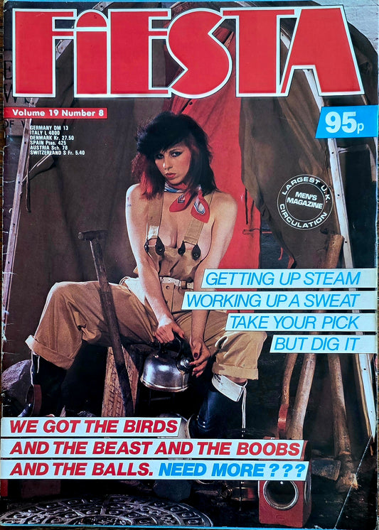 Vintage FIESTA Vol 19 #8  good condition- Men's Adult Glamour