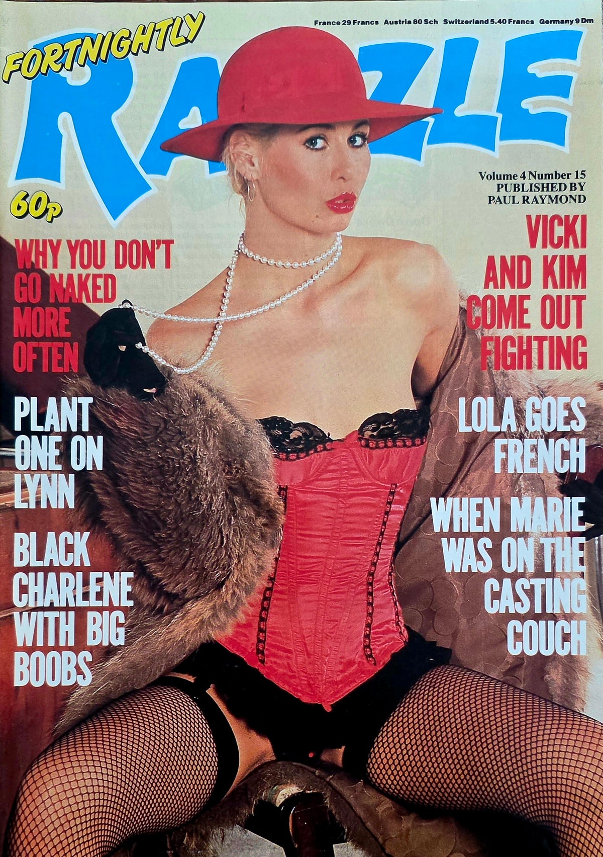 Vintage RAZZLE vol 4 #15 Excellent condition- Men's Adult Glamour