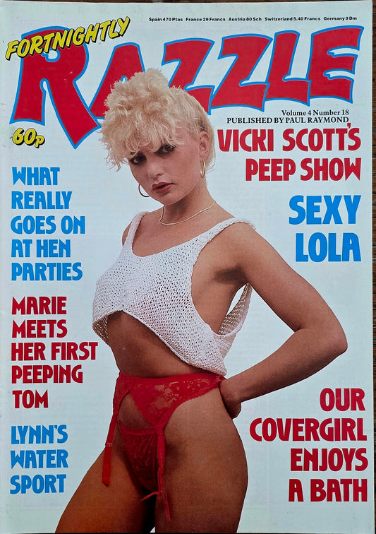 Vintage RAZZLE vol 4 #8 Excellent condition- Men's Adult Glamour (Copy)