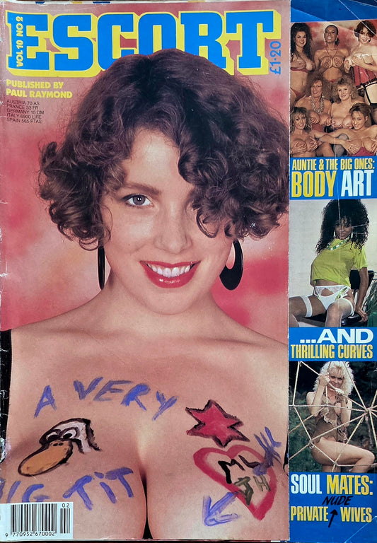 Vintage ESCORT Vol 10 #2 Good  condition- Men's Adult Glamour