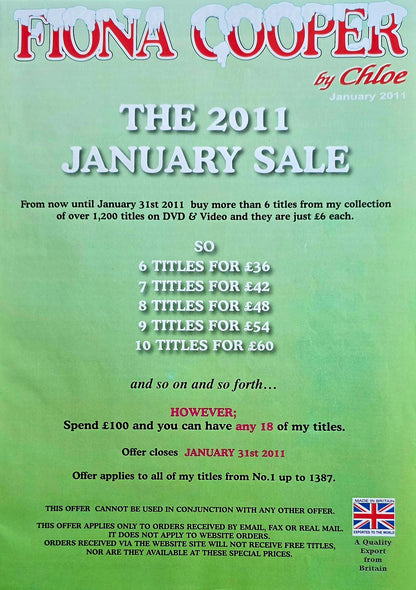 Fiona Cooper by Chloe January Sale 2011 Excellent condition- Men's Adult Glamour