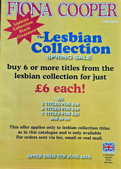 Fiona Cooper by Chloe May Lesbian Collection 2010 Excellent condition- Men's Adult Glamour