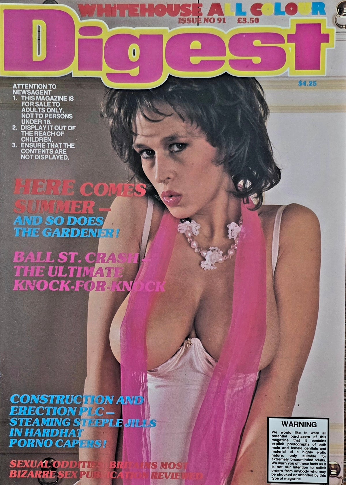 Whitehouse All Colour Digest #91 Excellent Condition- Men's Adult Glamour
