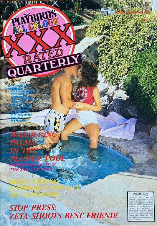 PLAYBIRDS All Colour XXX rated quarterly #38 Excellent condition-Vintage Men's Adult Glamour