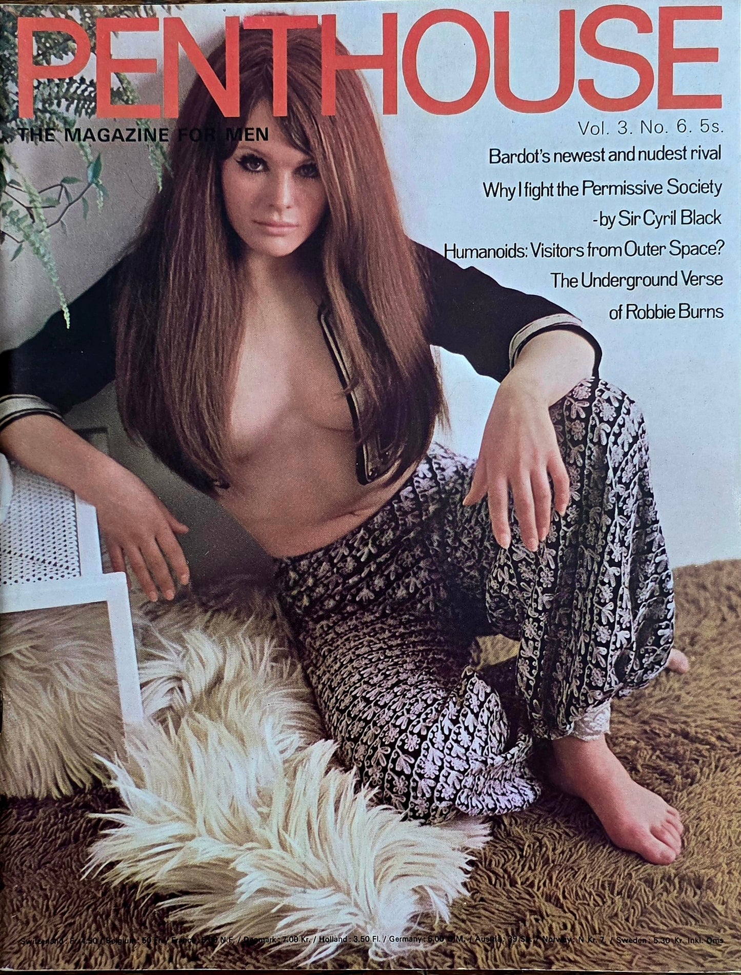 Vintage Penthouse Vol 3 #6 Very Good condition- Men's Adult Glamour