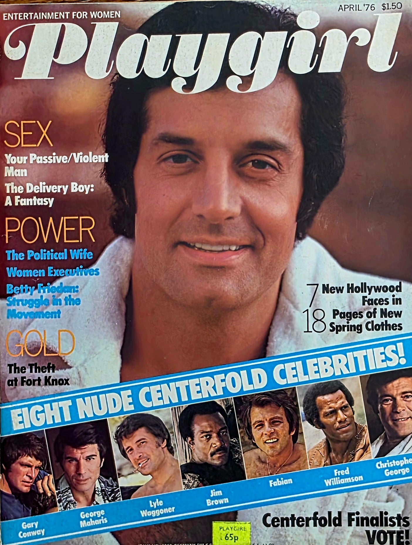 Vintage PLAYGIRL April 1976 Very Good condition- Men's Adult Glamour