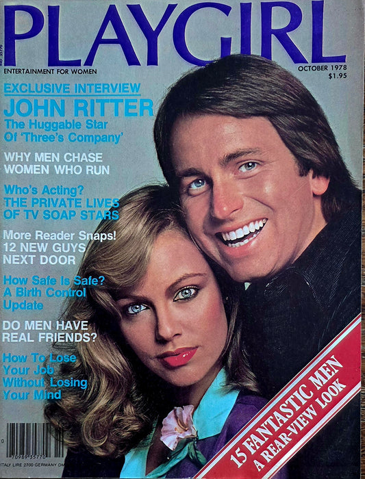 Vintage PLAYGIRL October 1978 Very Good condition- Men's Adult Glamour
