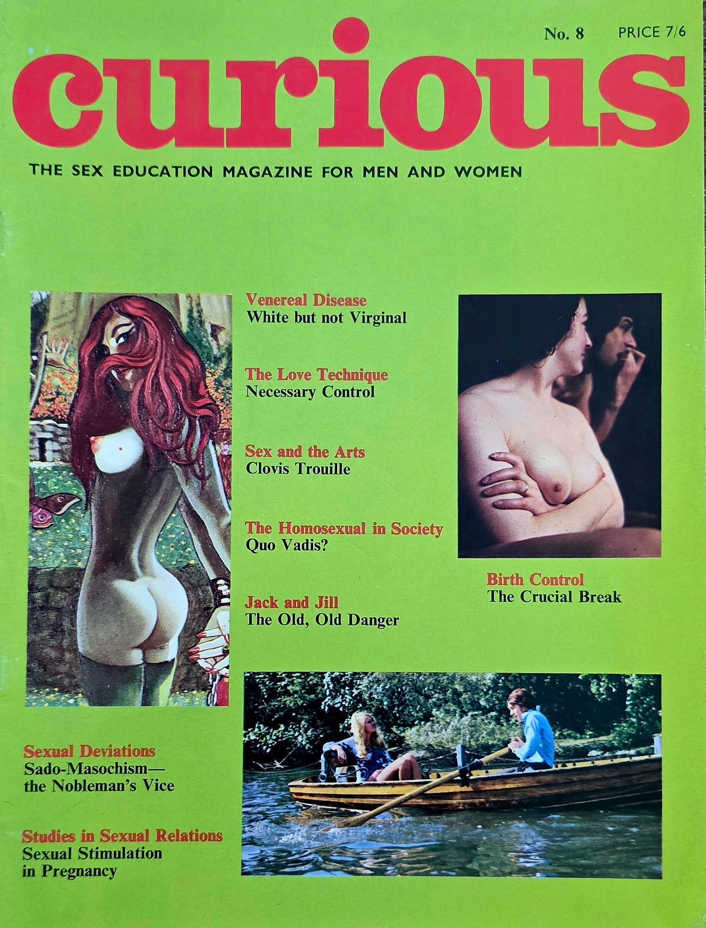 CURIOUS #8 Good condition- Men's/Women's Adult Glamour