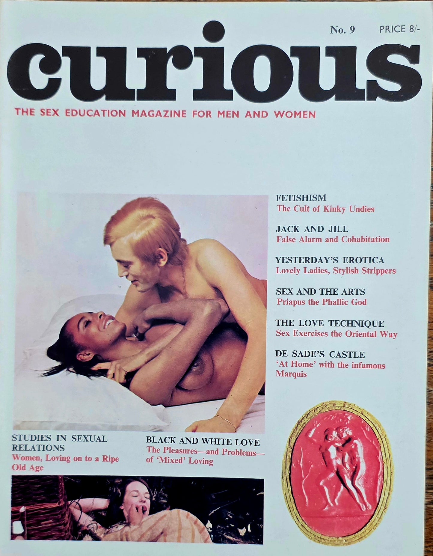 CURIOUS #9 Good condition- Men's/Women's Adult Glamour