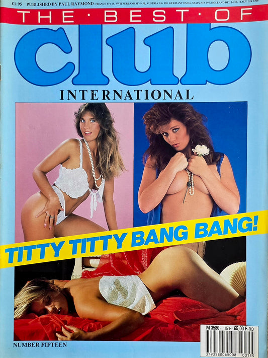 Vintage The Best of CLUB International #15 Good condition- Men's Adult Glamour