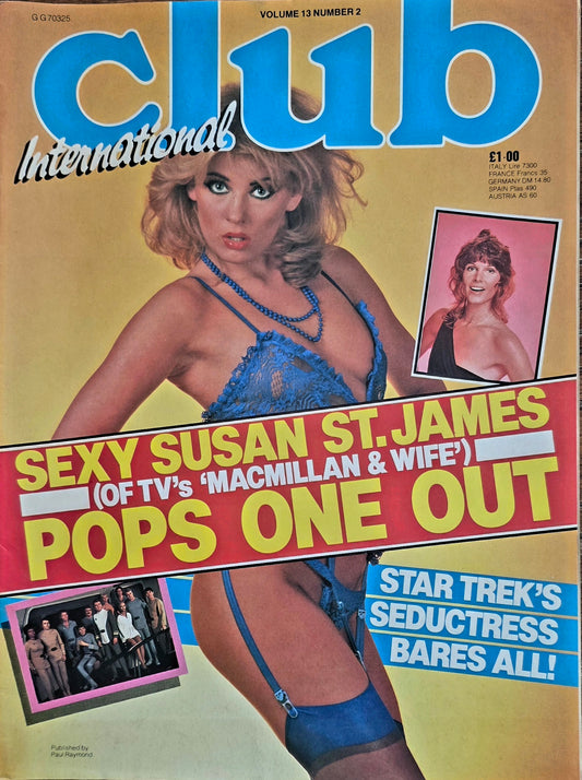 Vintage CLUB International vol 13 #2 Good condition- Men's Adult Glamour