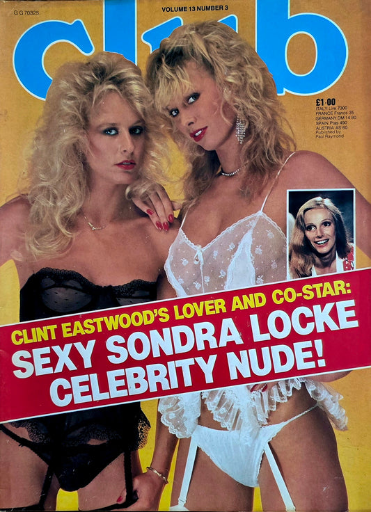Vintage CLUB International vol 13 #3 Good condition- Men's Adult Glamour
