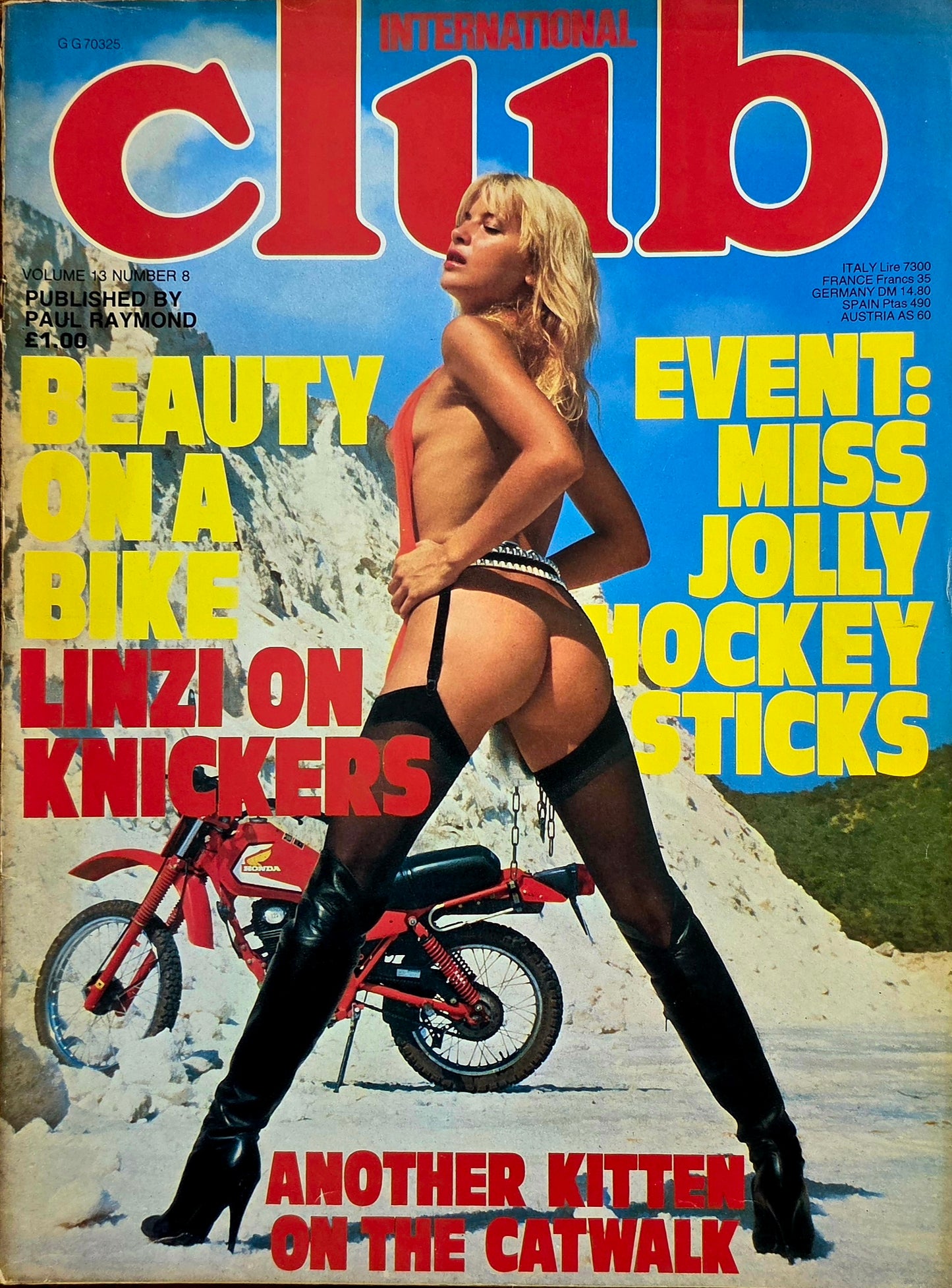 Vintage CLUB International vol 13 #8 Very good condition- Men's Adult Glamour