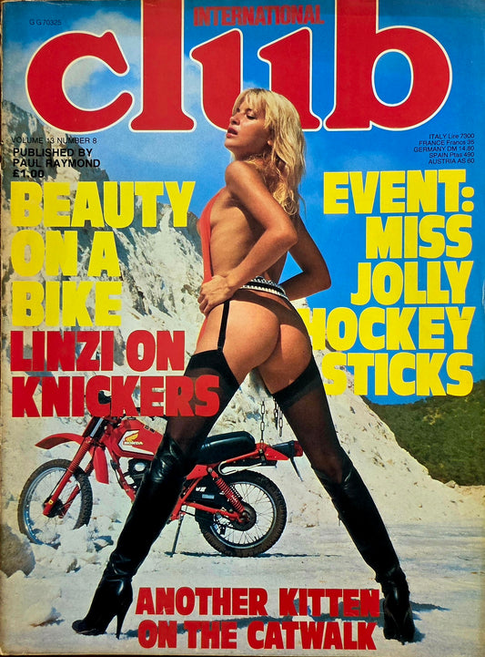 Vintage CLUB International vol 13 #8 Very good condition- Men's Adult Glamour