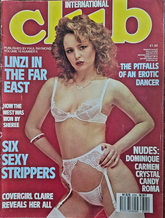 Vintage CLUB International vol 16 #5 Good condition- Men's Adult Glamour
