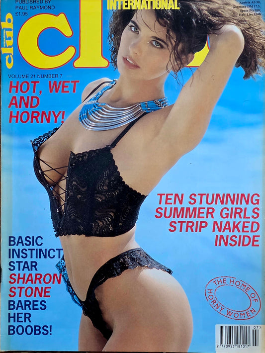Vintage CLUB International vol 21 #7 Good condition- Men's Adult Glamour