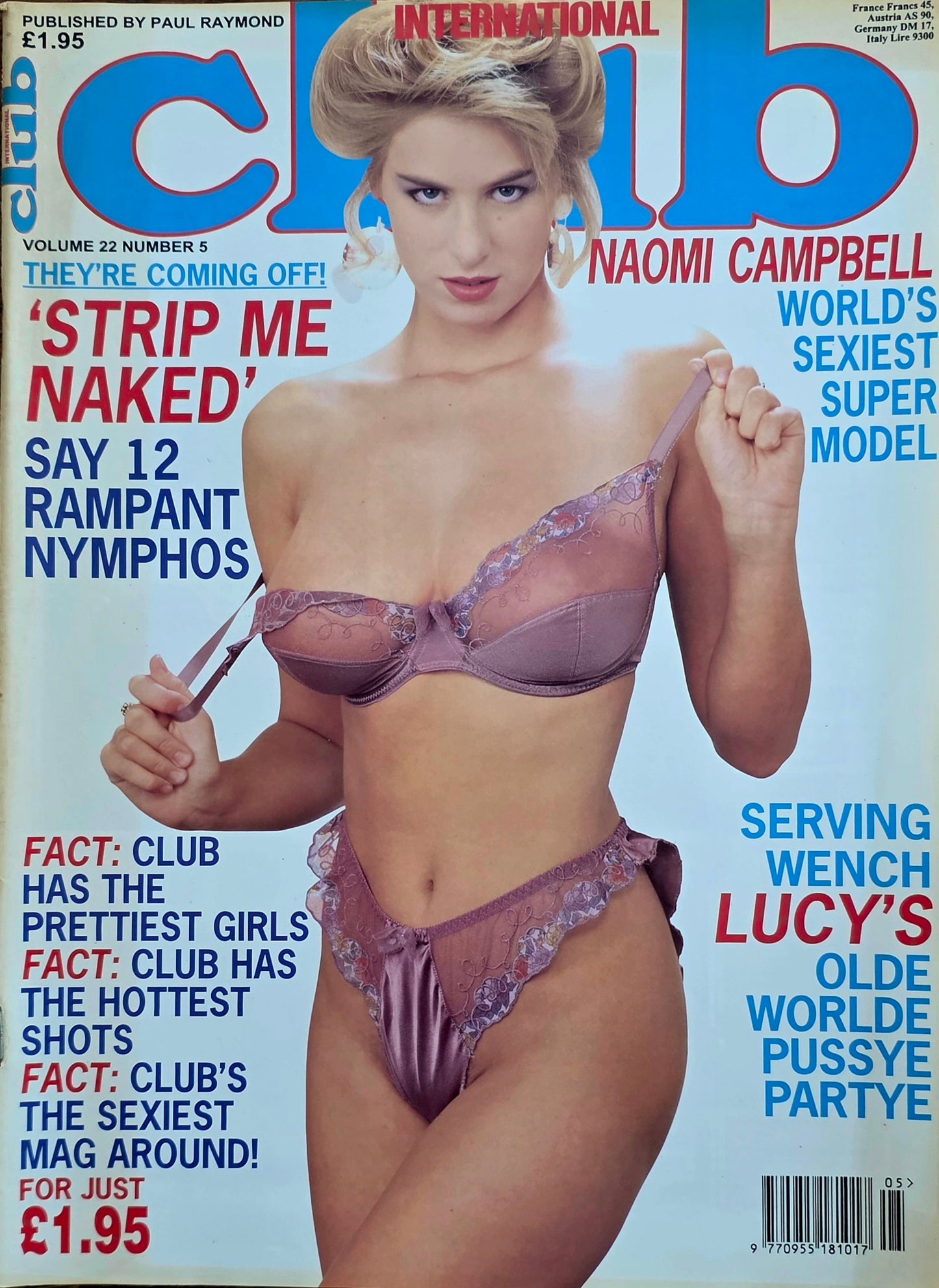 Vintage CLUB International vol 22 #5 Good condition- Men's Adult Glamour