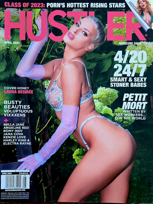 HUSTLER April 2023 Vol 49 #12 Very good condition- Men's Adult Glamour