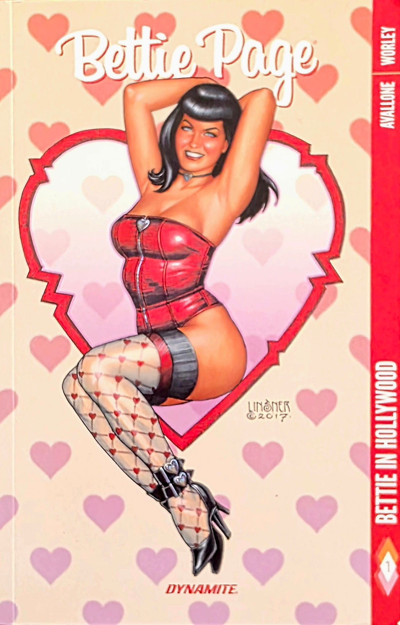 Graphic Novel Bettie Page- Bettie in Hollywood-  Dynamite-  Excellent condition- Men's Adult Erotic Glamour (Copy)