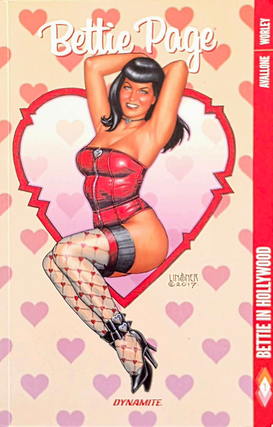 Graphic Novel Bettie Page- Bettie in Hollywood-  Dynamite-  Excellent condition- Men's Adult Erotic Glamour (Copy)