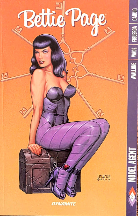 Graphic Novel Bettie Page- Model Agent-  Dynamite-  Excellent condition- Men's Adult Erotic Glamour