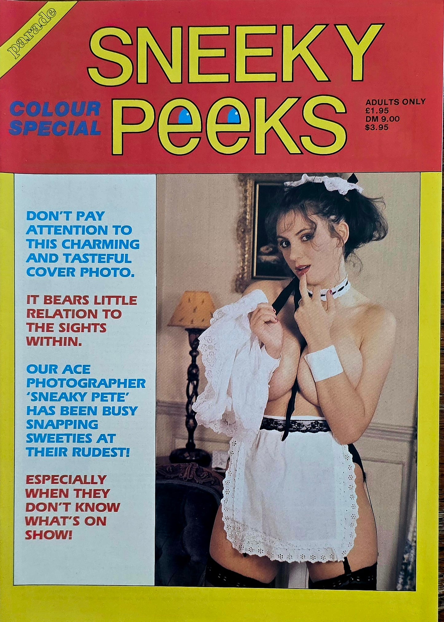 Vintage Parade SNEEKY PEEKS Colour Special Excellent condition- Men's Adult Glamour