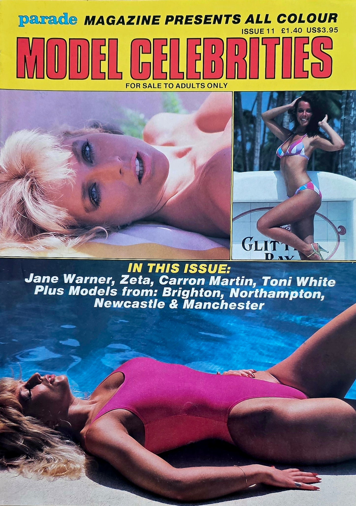 Vintage Parade MODEL CELEBRITIES #11 Excellent condition- Men's Adult Glamour