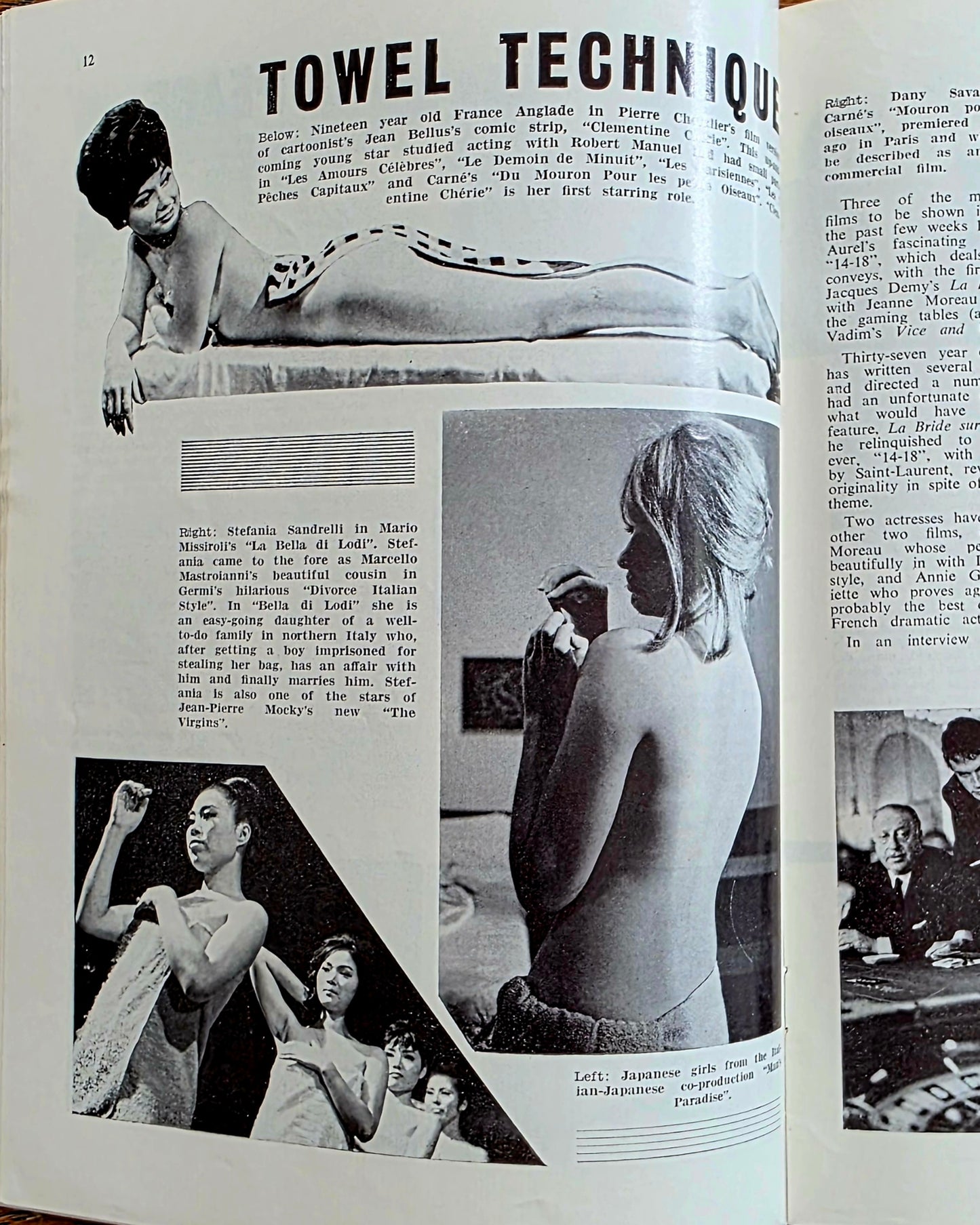 Vintage CONTINENTAL FILM REVIEW April 1963 -  Good condition- Film