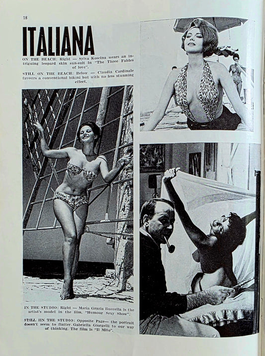 Vintage CONTINENTAL FILM REVIEW August 1963 -  Good condition- Film