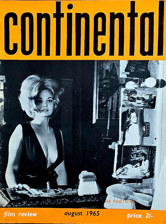Vintage CONTINENTAL FILM REVIEW August 1965 -  Good condition- Film